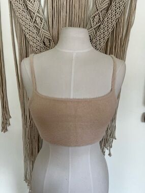 Sunday Best Textured Cropped Tank Top